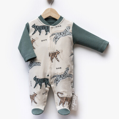 Erkek Bebek Yeni Doğan Tulum 0-6 Ay Flexi Baby