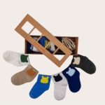 6'lı Erkek Bebek Yenidoğan Patik Çorap 0-6 Ay